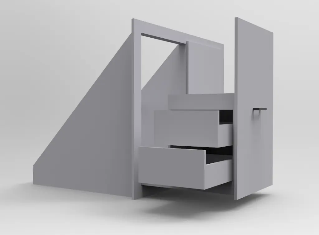 Lux Drawer Cabinet 1.2m (No LED, Custom)