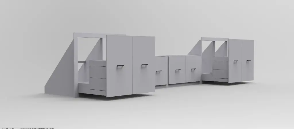 Lux Drawer Cabinet Series 4.8m
