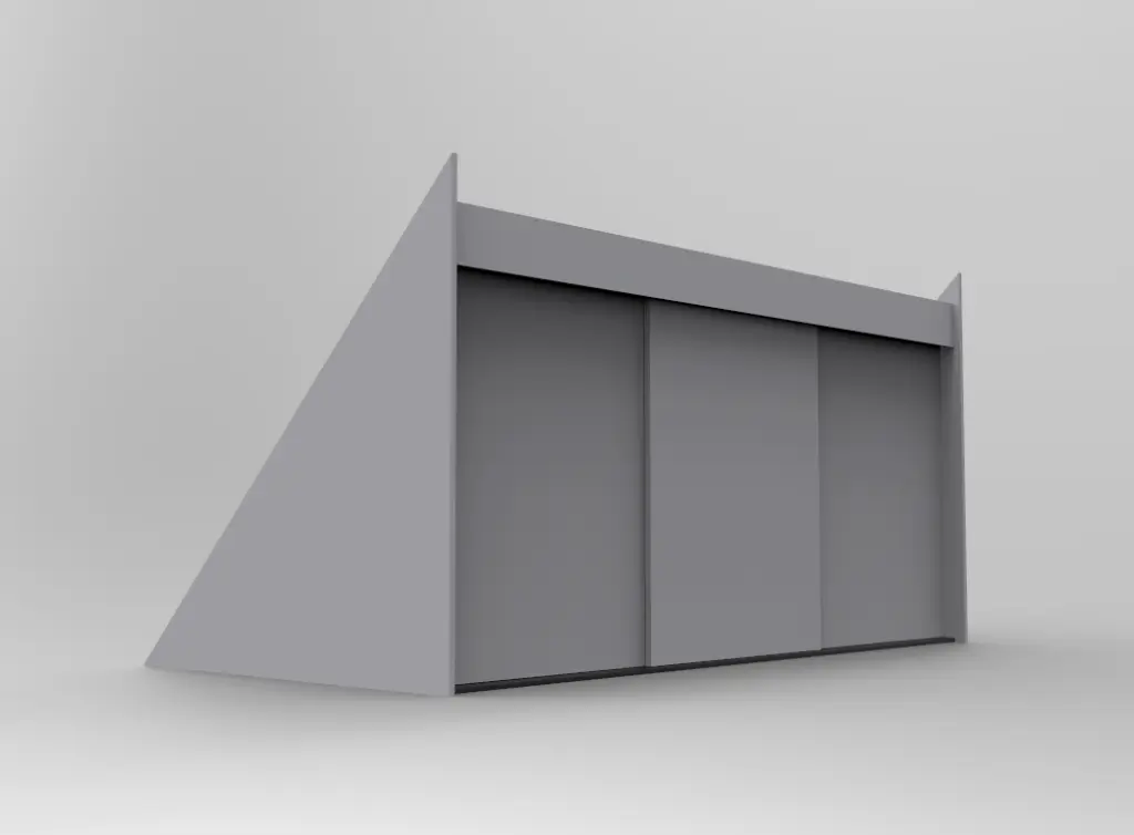 Sliding Door Cabinet 2.4m