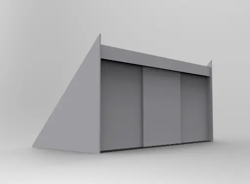 Schuifdeurkast 2.4m